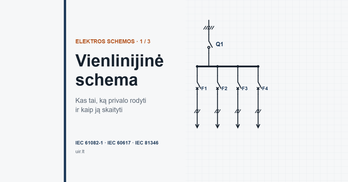 Vienlinijinė schema – straipsnio iliustracija